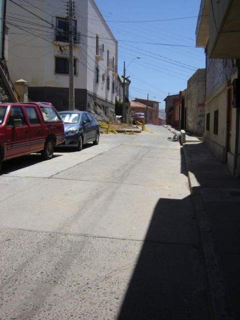 Calle frente Est. Superior Asc. Monjas